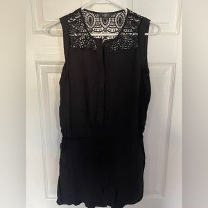 Loft, Black Romper, XXSP